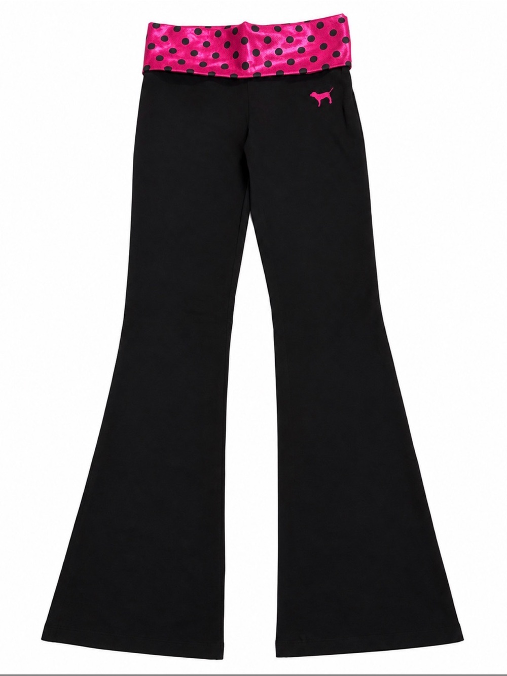 Victoria’s Secret PINK Polka Dot Metallic Foldover Pants Leggings